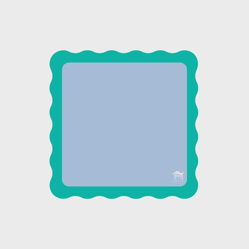Mini Mahjong Mat Coastal Wave | Travel Mahjong Playing Mat