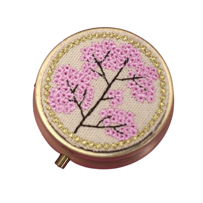 Cherry Blossom Travel Jewelry Case