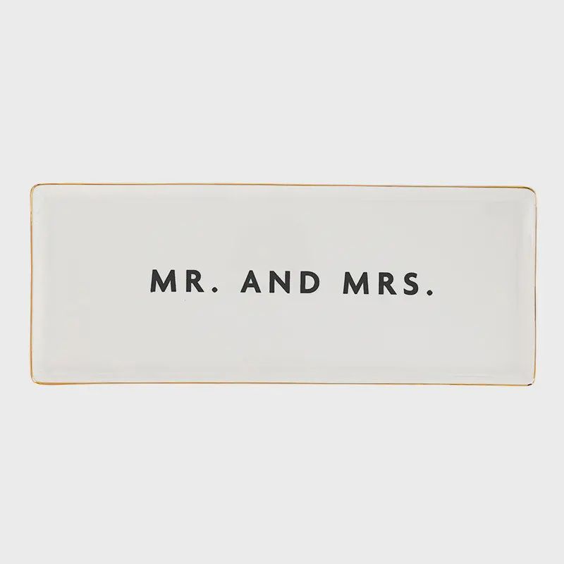 Ceramic Tray – Mr. and Mrs.