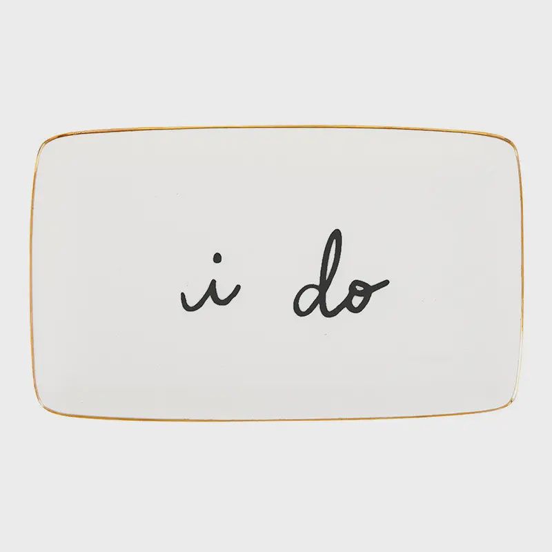 Ceramic Trinket Tray – I Do