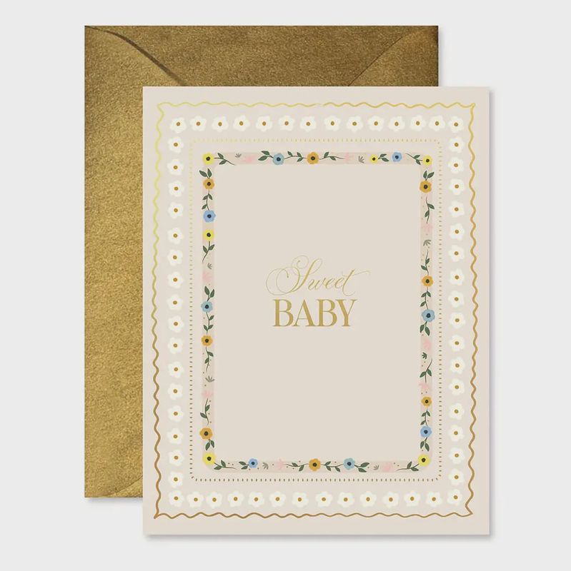 Sweet Baby Album Greeting Card