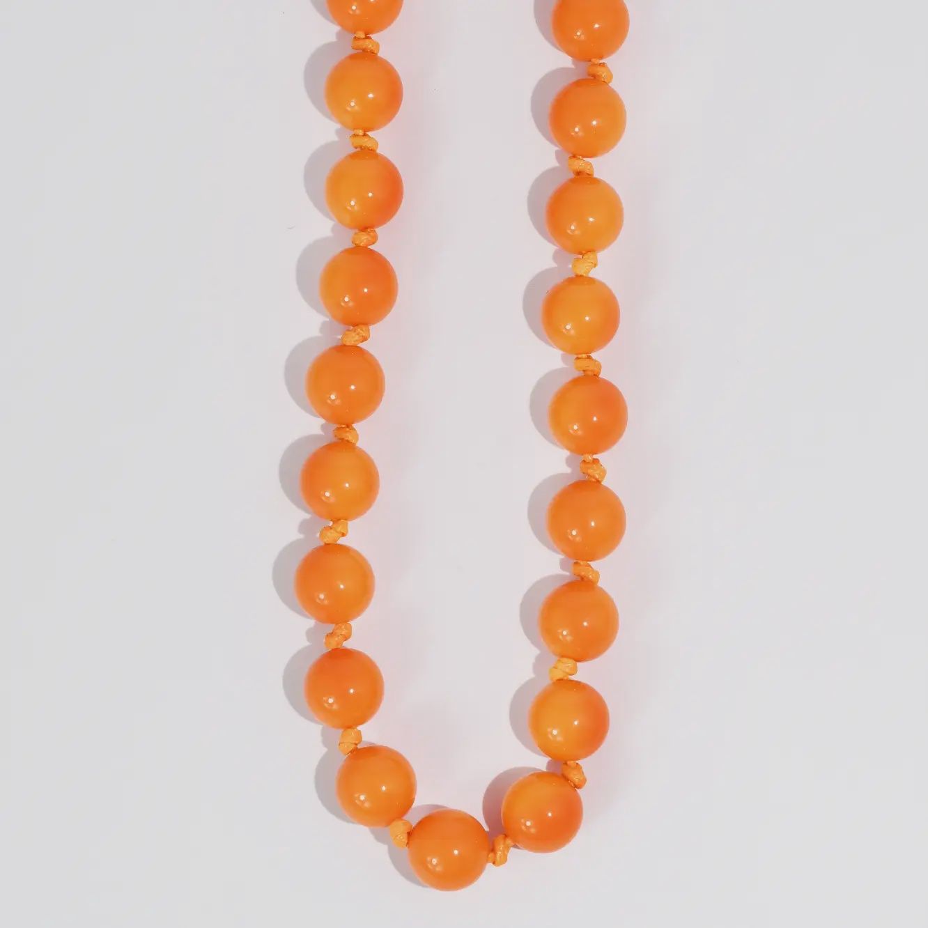 Bubblegum Beads Necklace – Orange