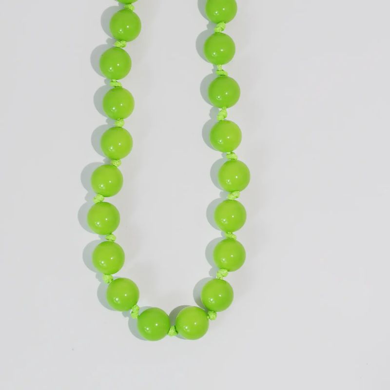 Bubblegum Beads Necklace – Green