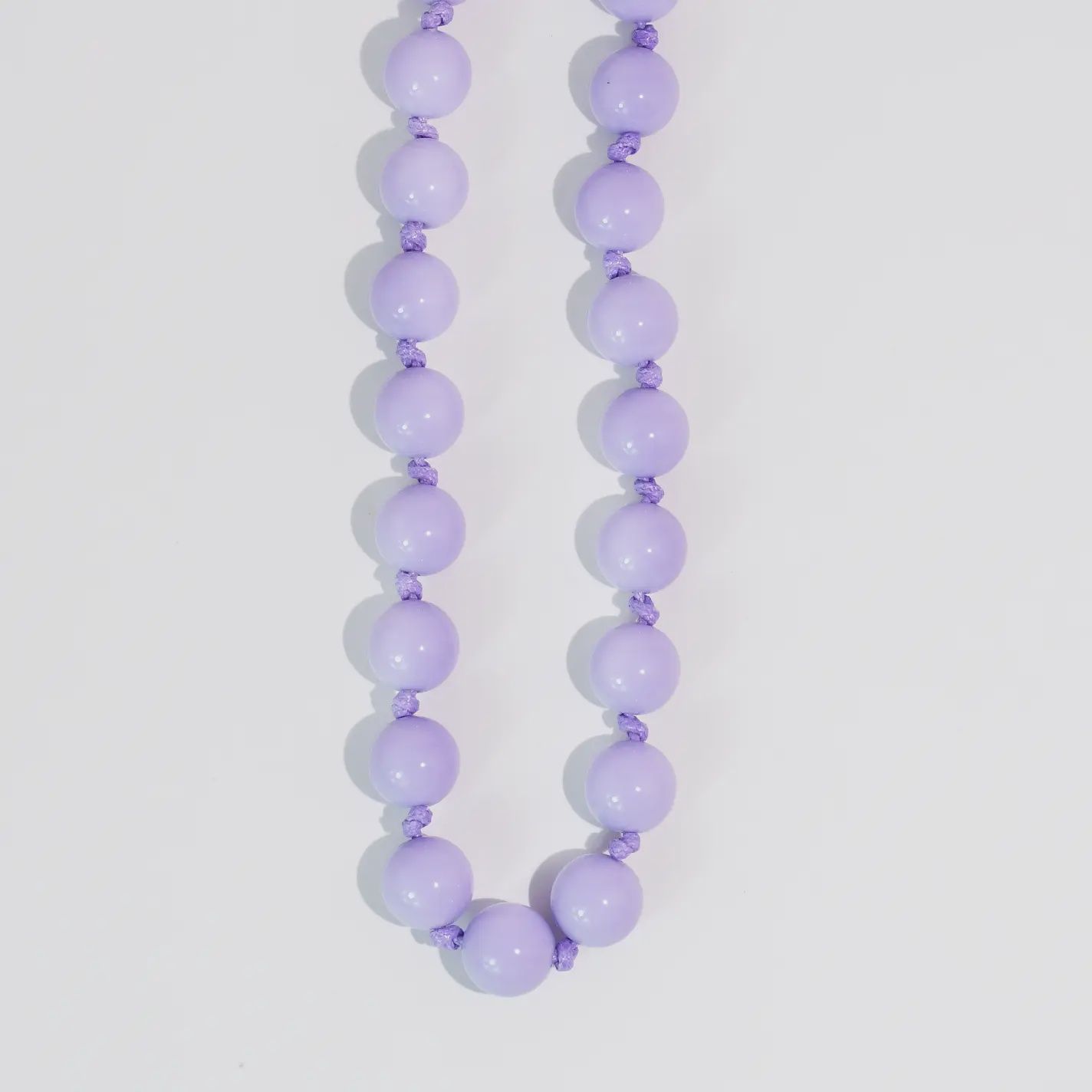 Bubblegum Beads Necklace – Purple