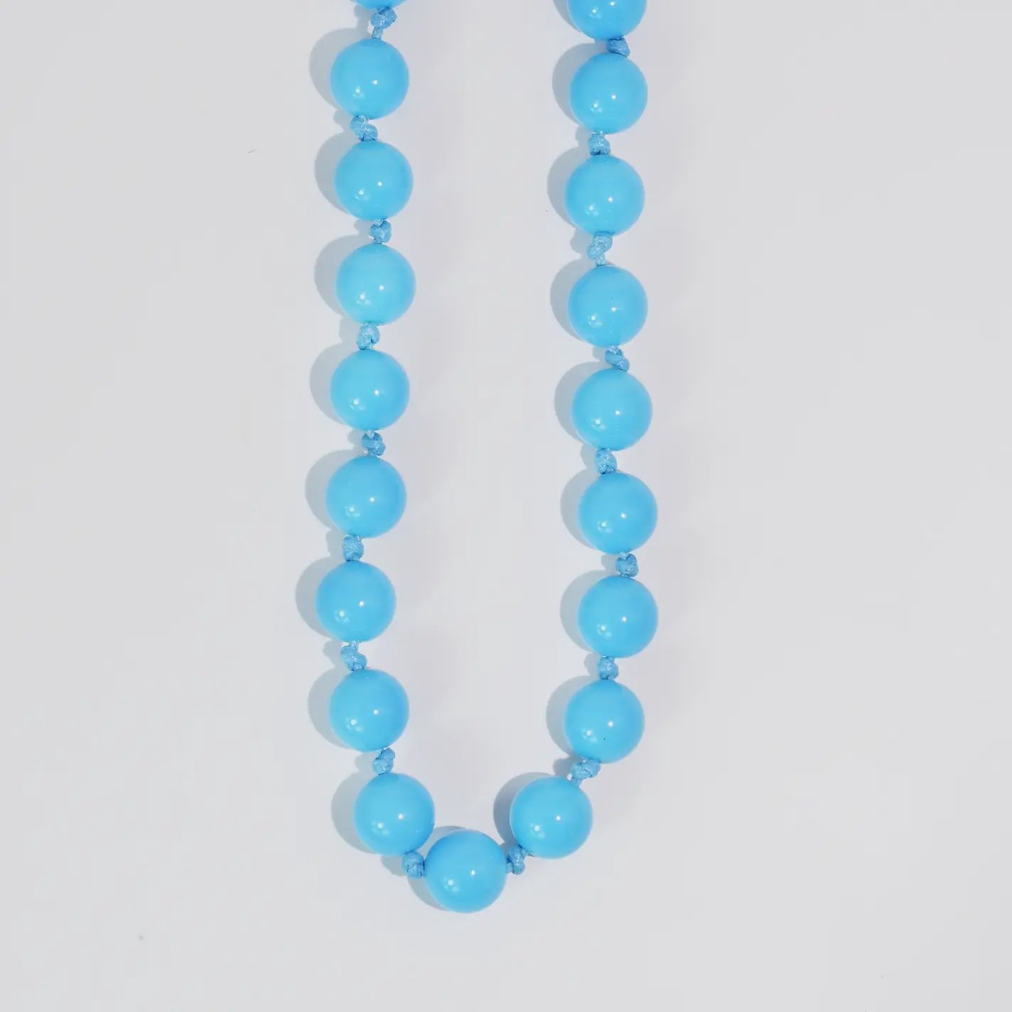 Bubblegum Beads Necklace – Blue