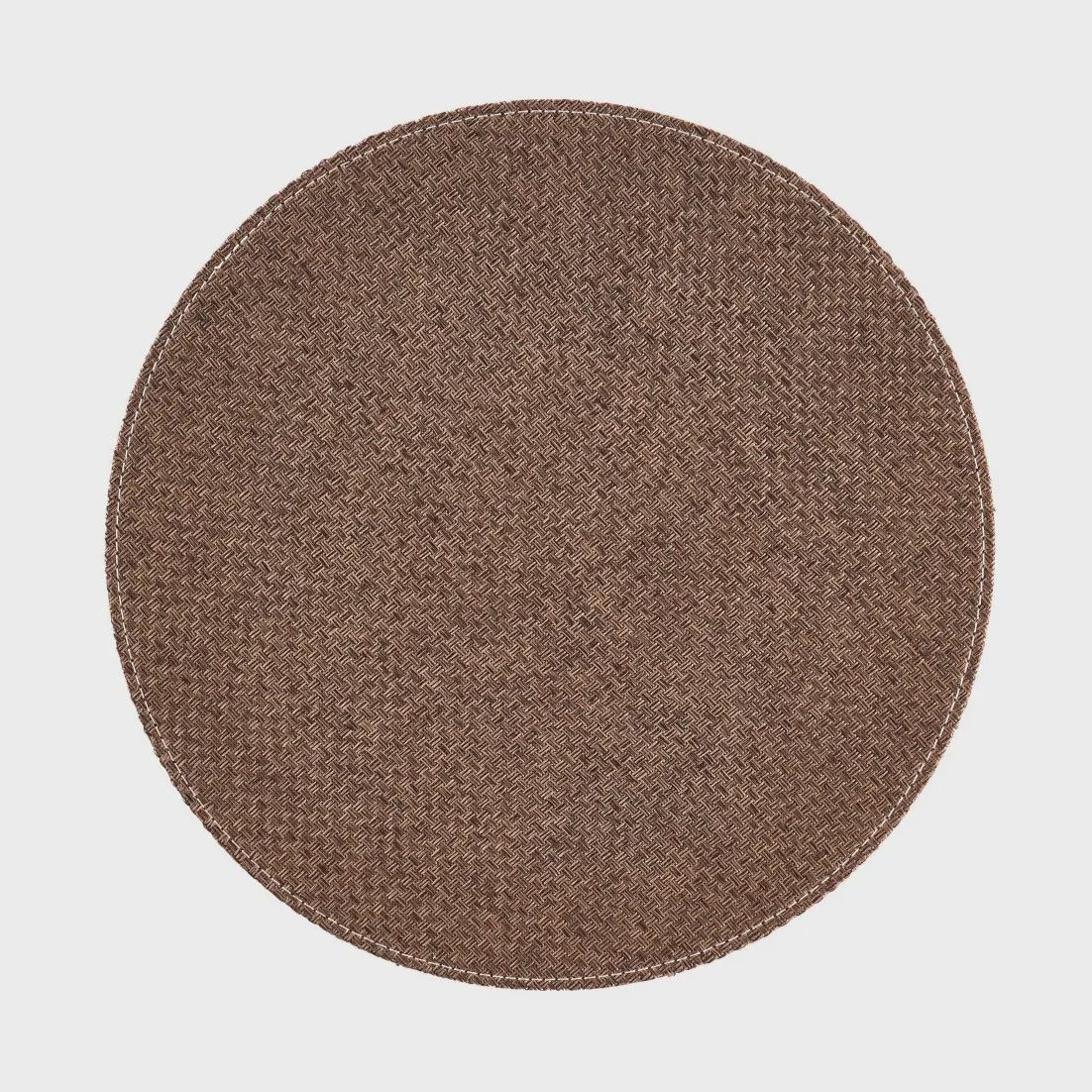 Faux Basket-Dark Brown Placemat