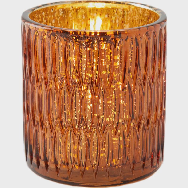 Marcy-Metallic Copper Votive Candle Holder