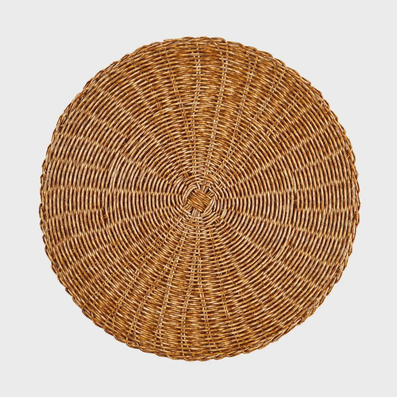 Faux Rattan-Bark Placemat