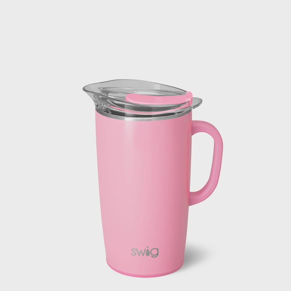 Swig Party Pitcher | 64 oz | Shimmer Bubblegum