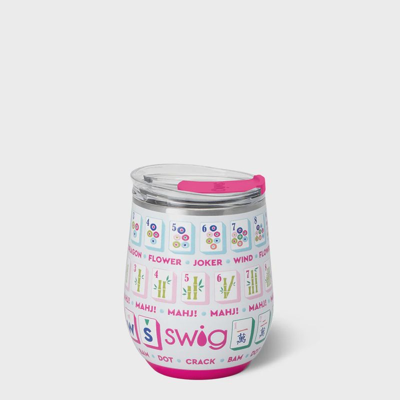 Swig Stemless Wine Cup | 12 oz | Mahjong