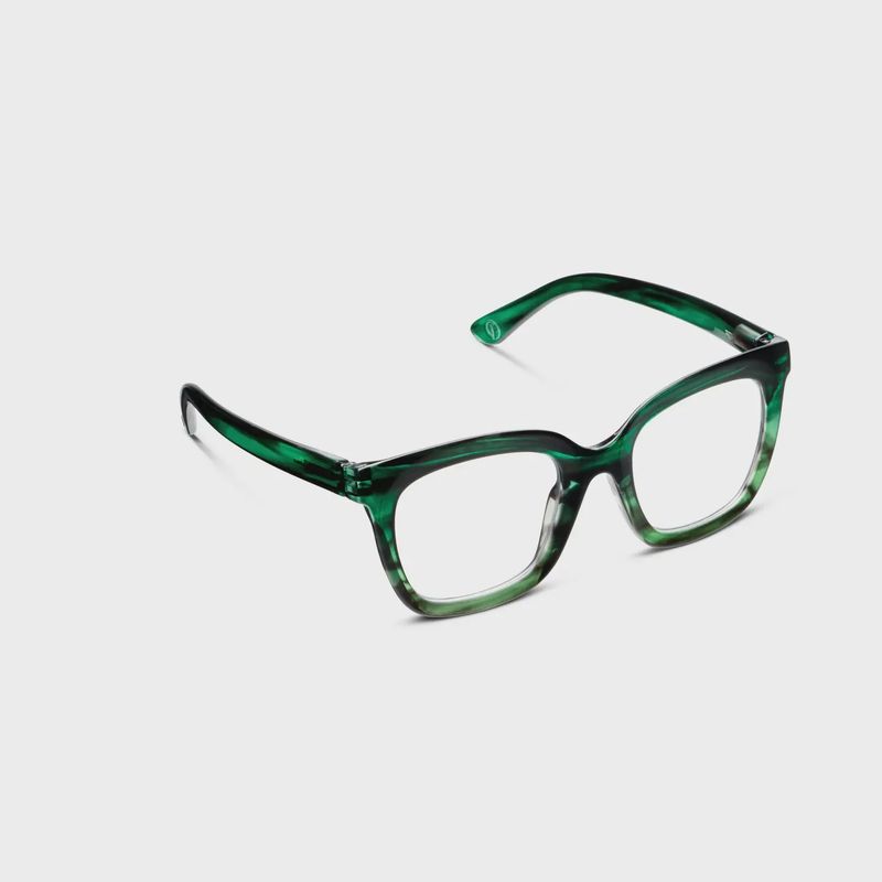 Peepers Cleo Emerald Green Horn Reading Glasses