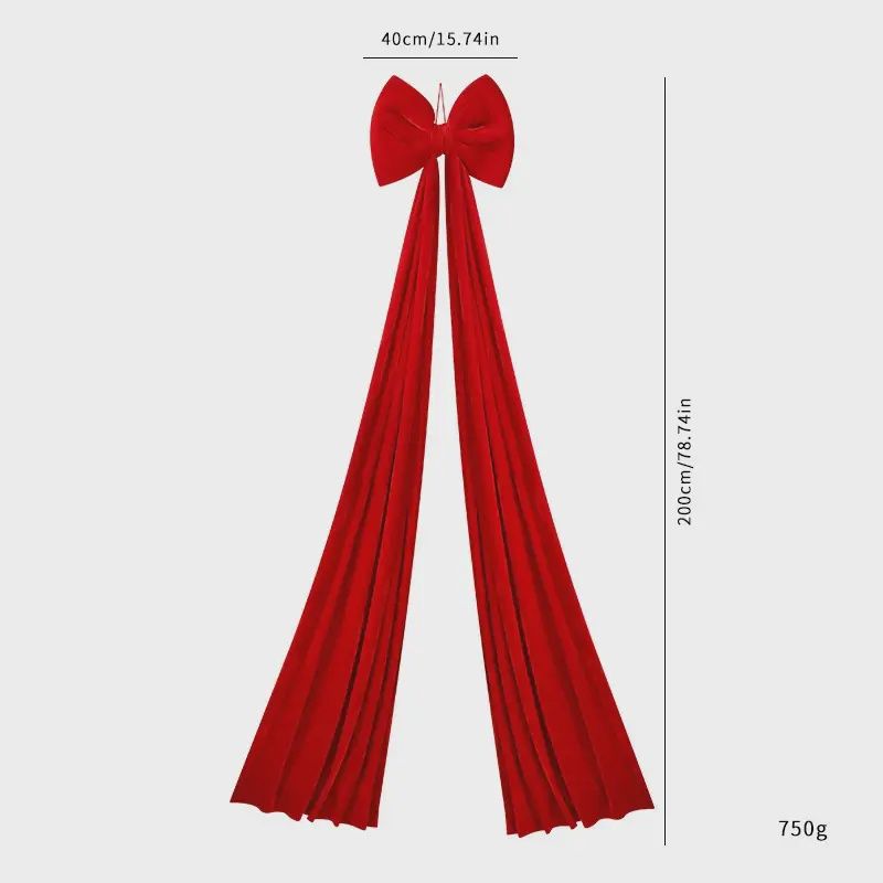 Extra Large Christmas Tree Topper Bow Decor