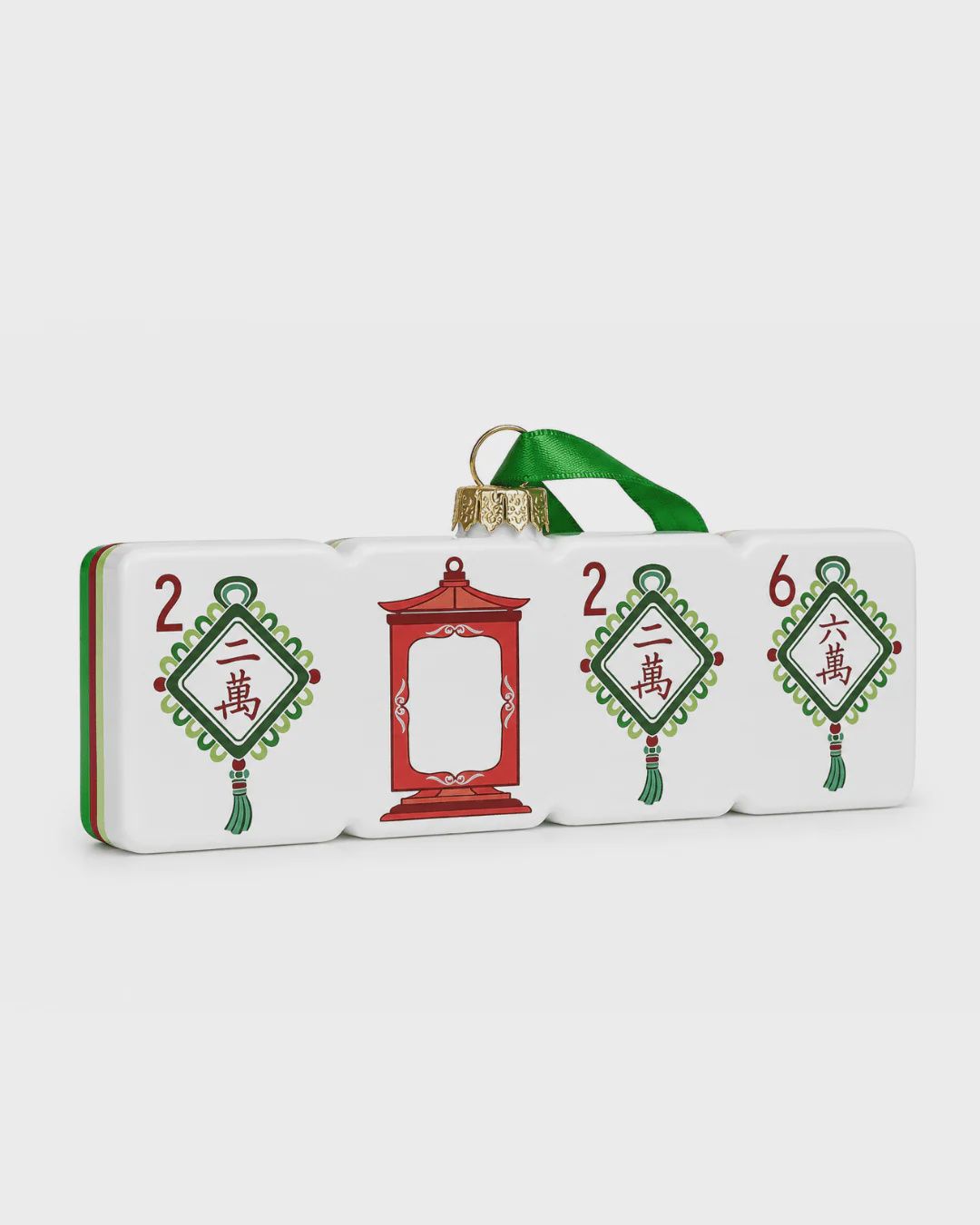 2026 Lucky Knots Glass Ornament