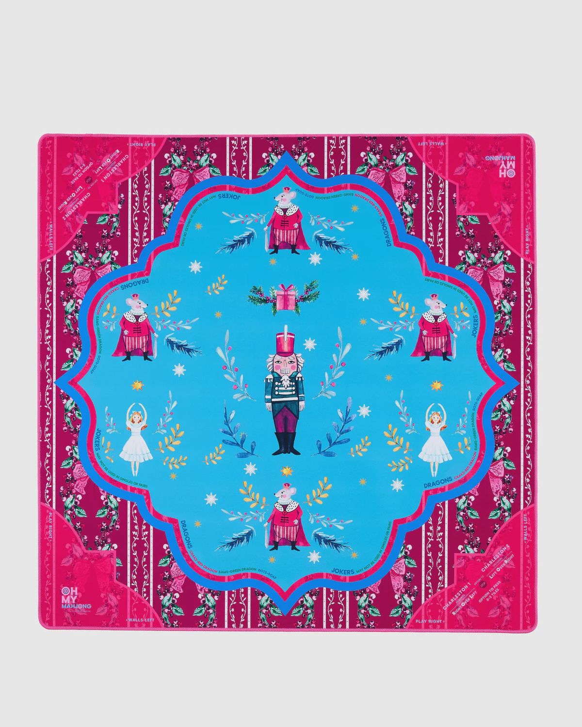 Clara Mahjong Mat with Storage Tube
