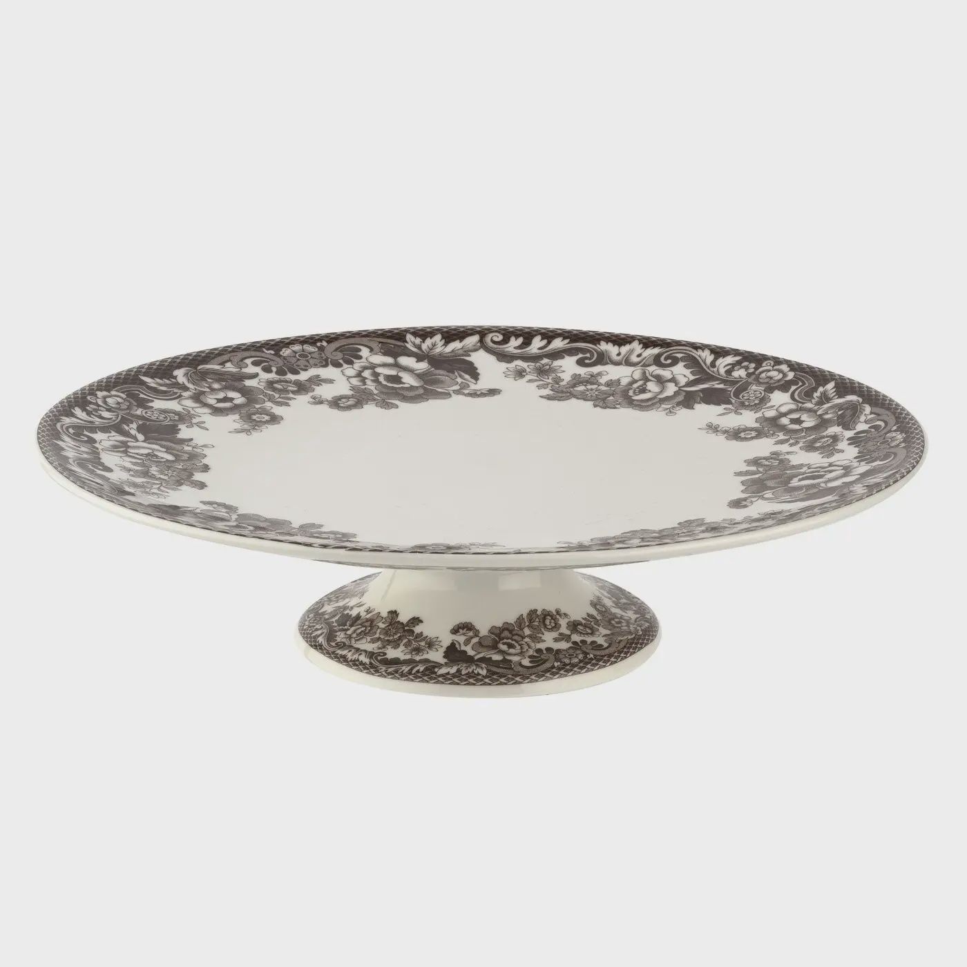 Spode Delamere Footed Cake Plate – 10.5"