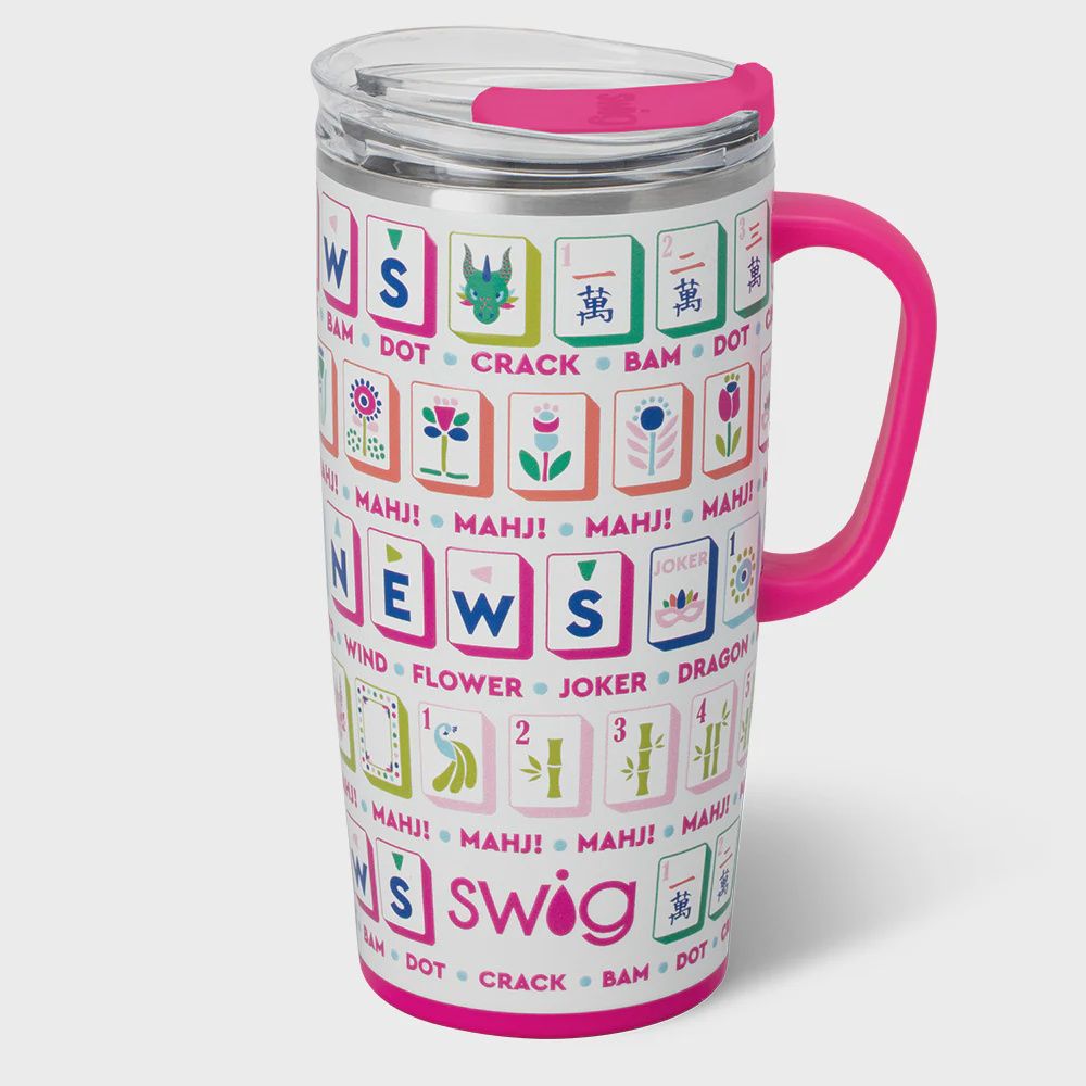 Mahjong 22 oz Travel Mug