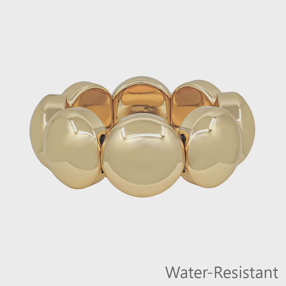 Gold Bold Stretch Bracelet