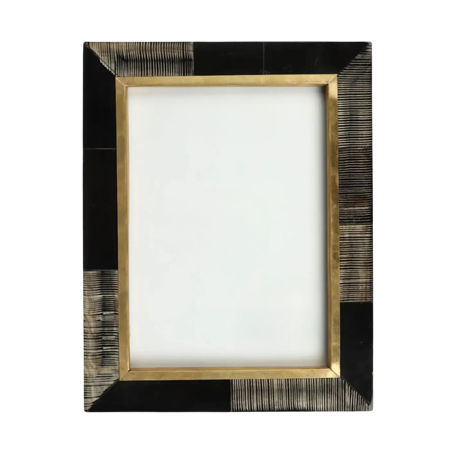 Horn Inlay Shagreen Picture Frame – Brown