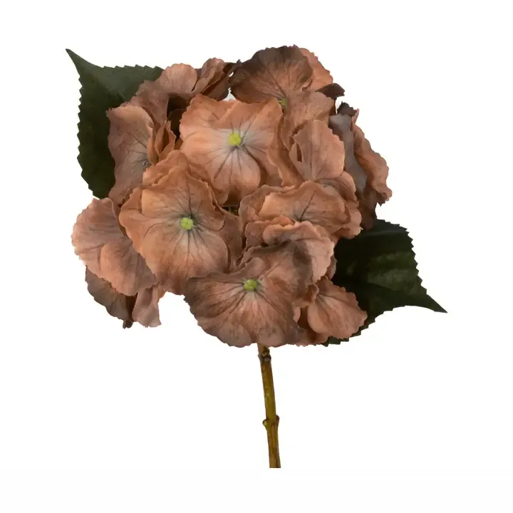14" Gold Honey Real Touch Hydrangea Stem