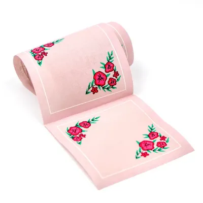 Spring Fling Disposable Cotton Cocktail Napkin Roll