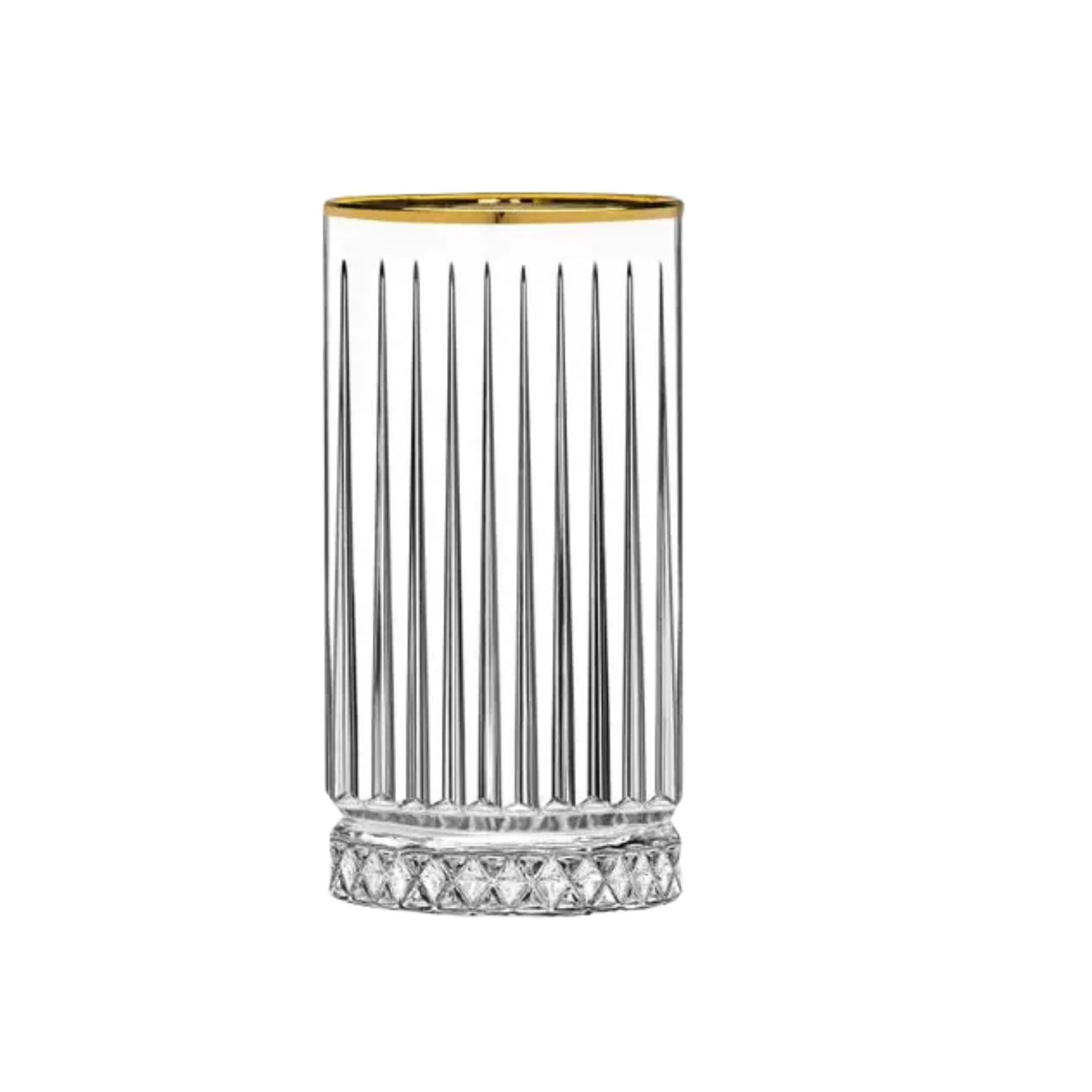 Avenue Gold Rim Highball Glass