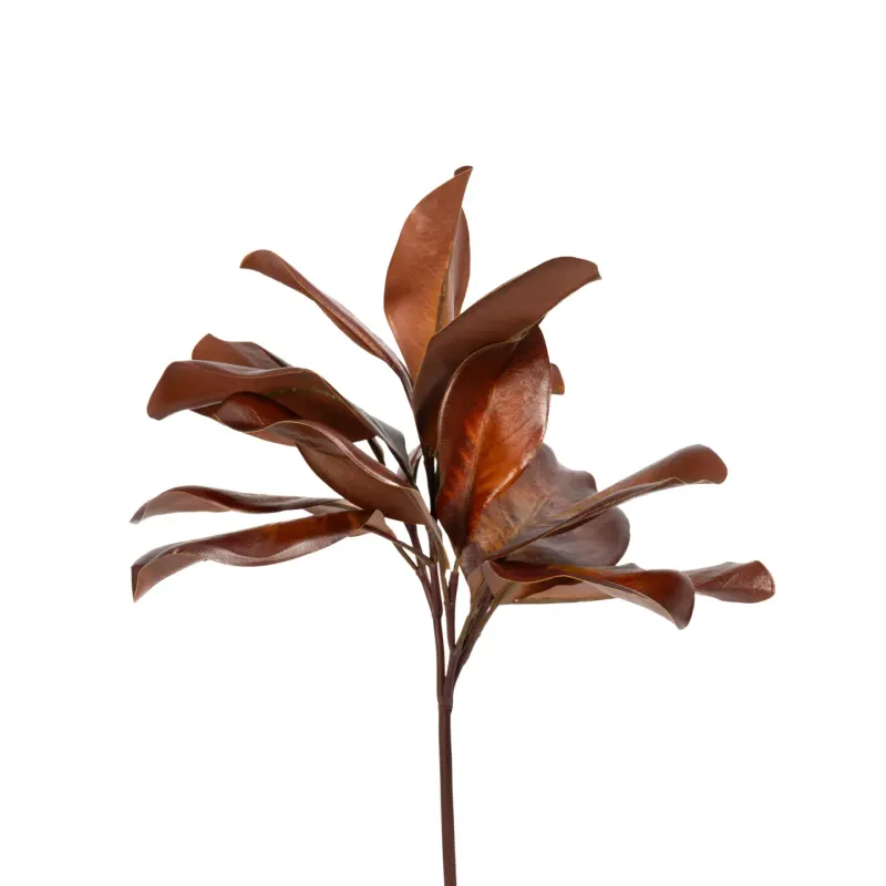 16" Bourbon Magnolia Leaf Spray
