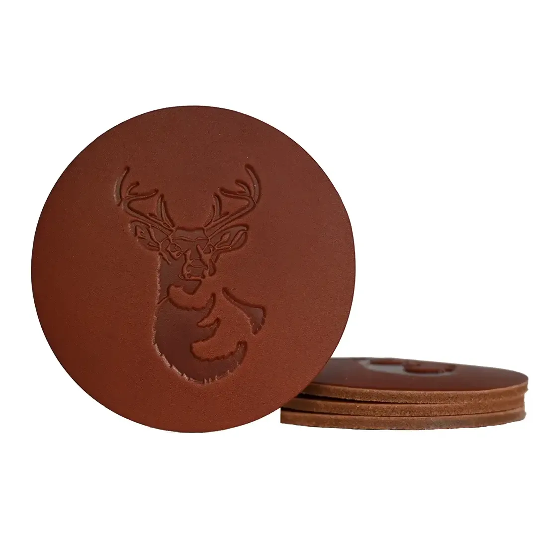 Wildlife Leather Coasters