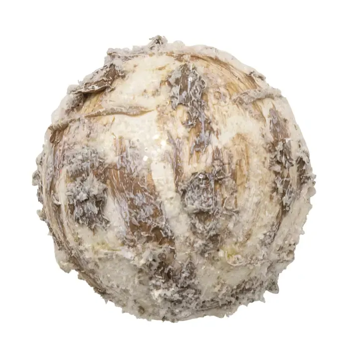 Winter Woods Round Ball Ornament, 3.25"