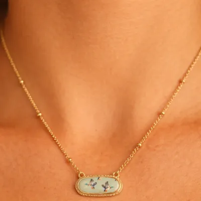 Green Duck Necklace