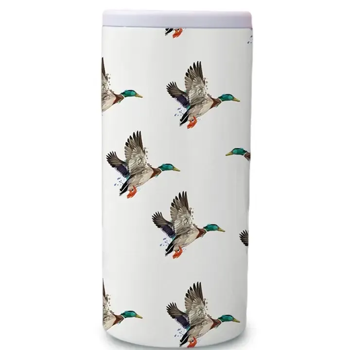 White Flying Duck Can Cooler