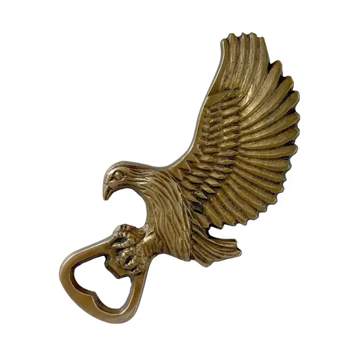 Antiqued Brass Eagle Bottle Opener