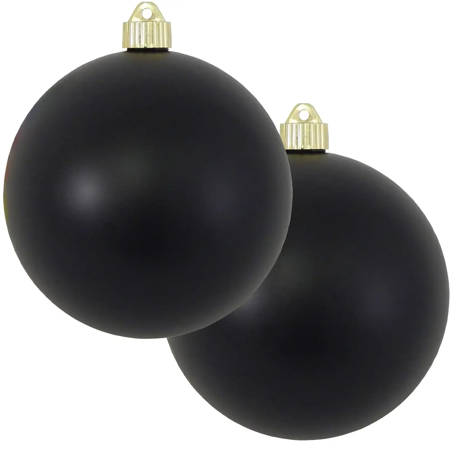 Black Matte Shatterproof Ball Ornament | 6"