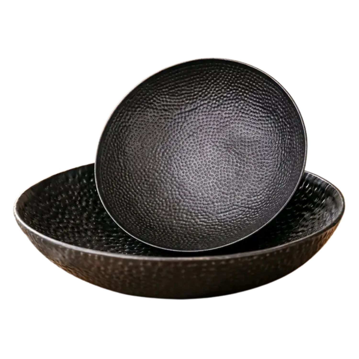 Hammered Iron Bowl – Available in 2 Sizes (12" &amp; 15")