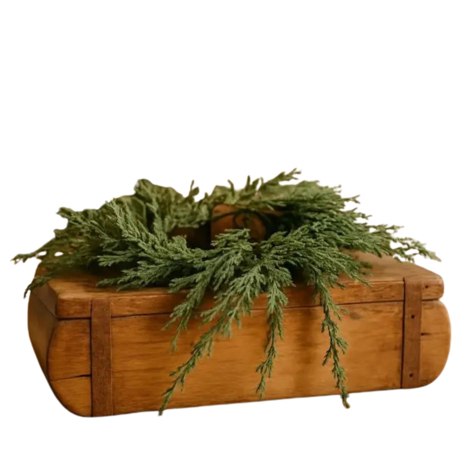 Winter Evergreen 2.5" Candle Ring