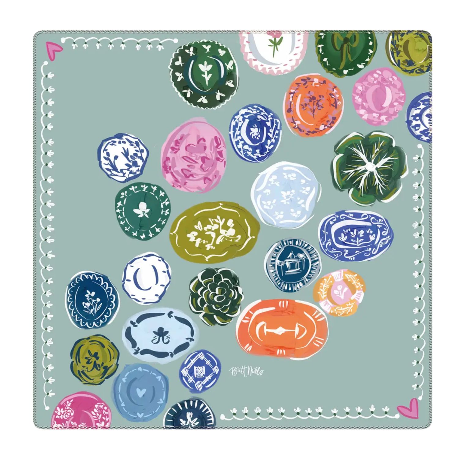 Willow Mahjong Mat