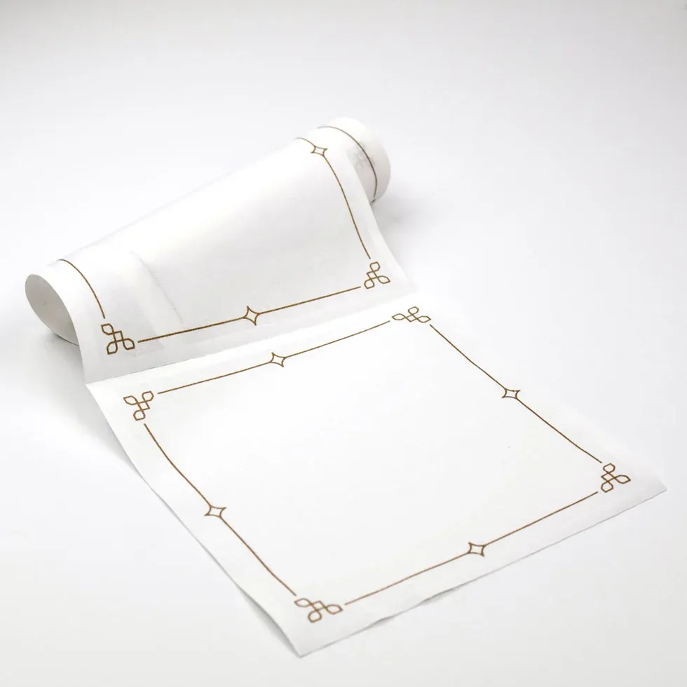 Golden Luxe Disposable Party/Lunch Napkins