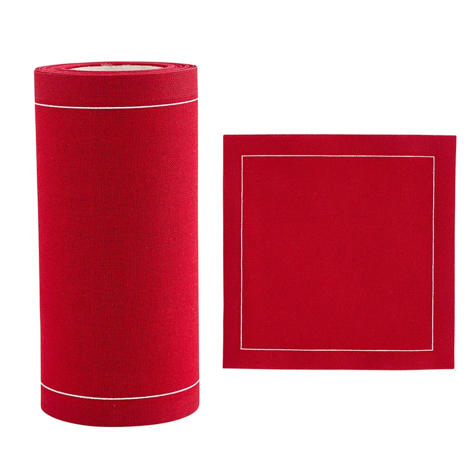 Red Carpet Disposable Cocktail Napkins
