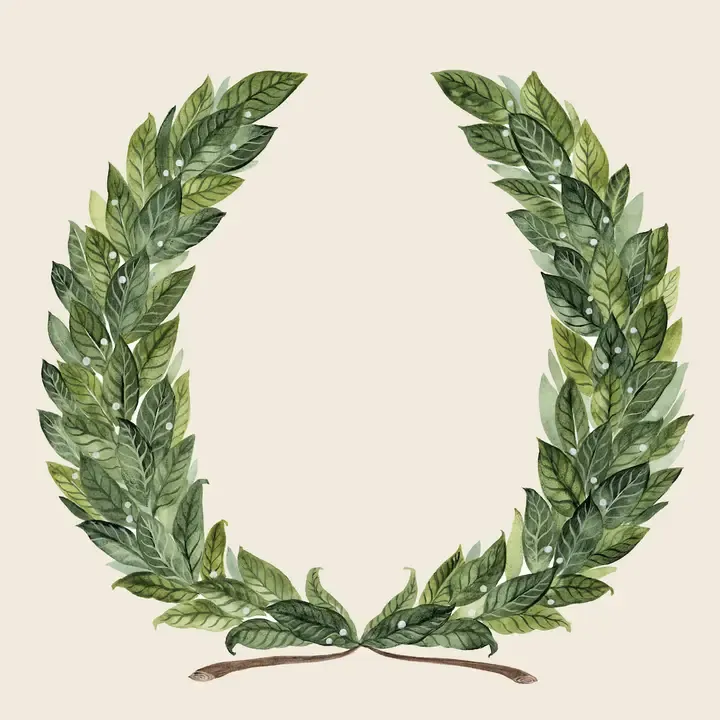 Laurel Wreath Cocktail Napkin