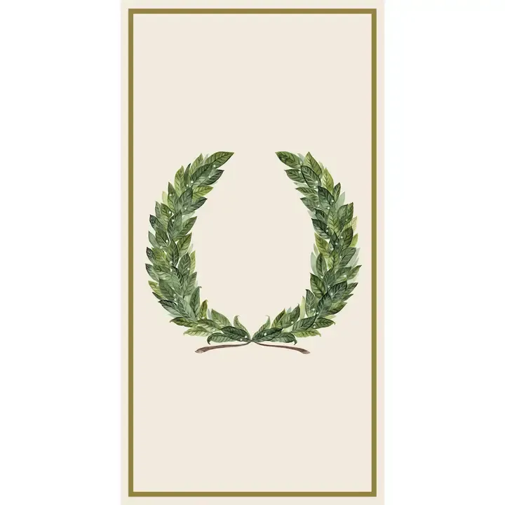 Laurel Wreath Guest Napkin