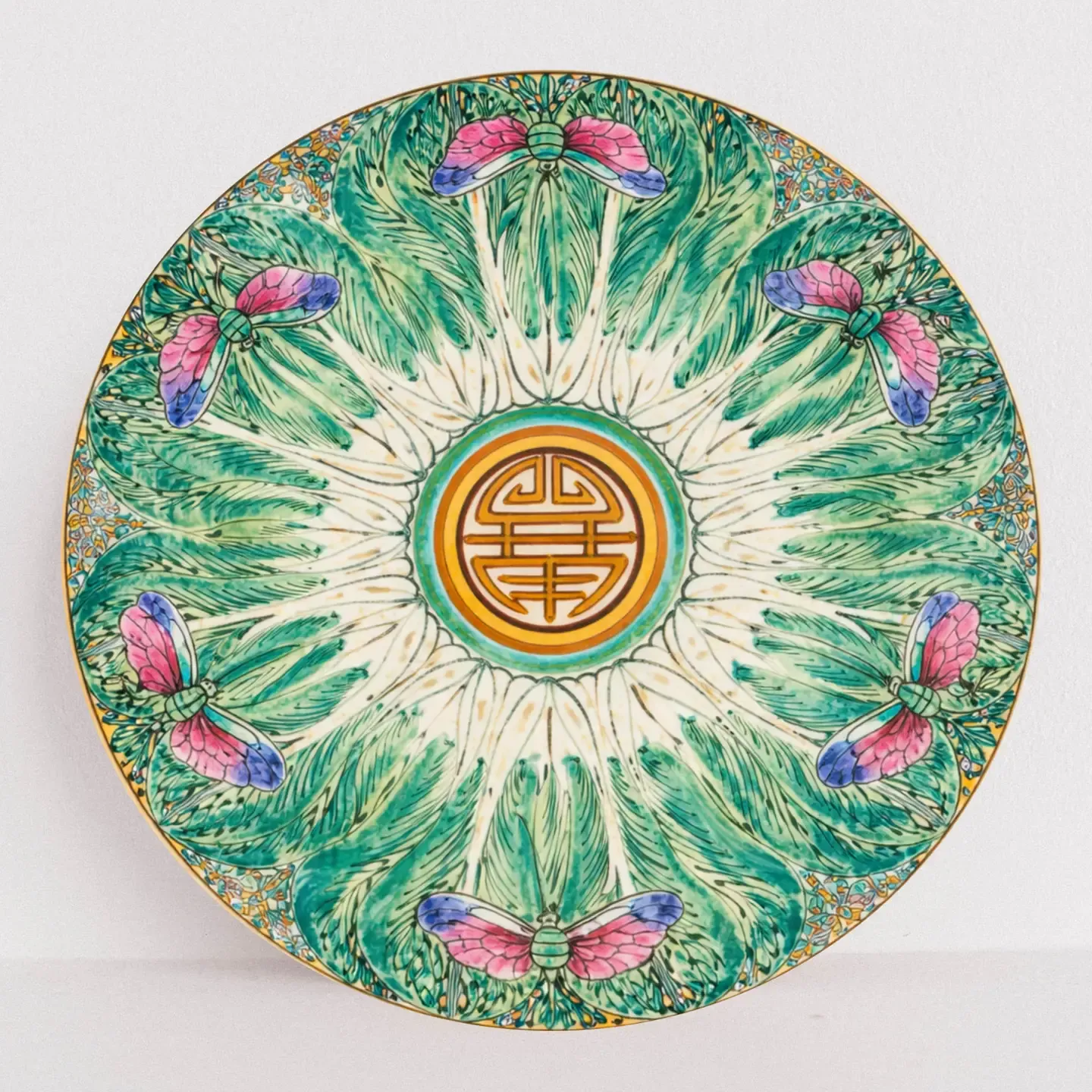 Chinoiserie Bok-Choy Coaster