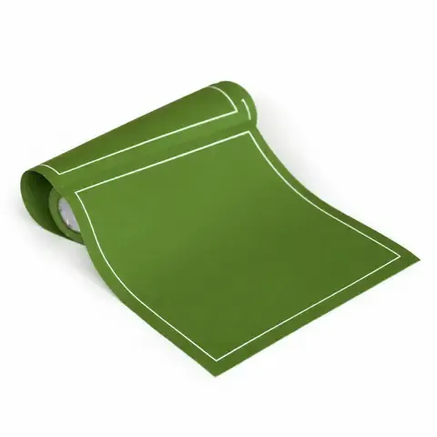 Olive Disposable Cotton Lunch Napkin Roll