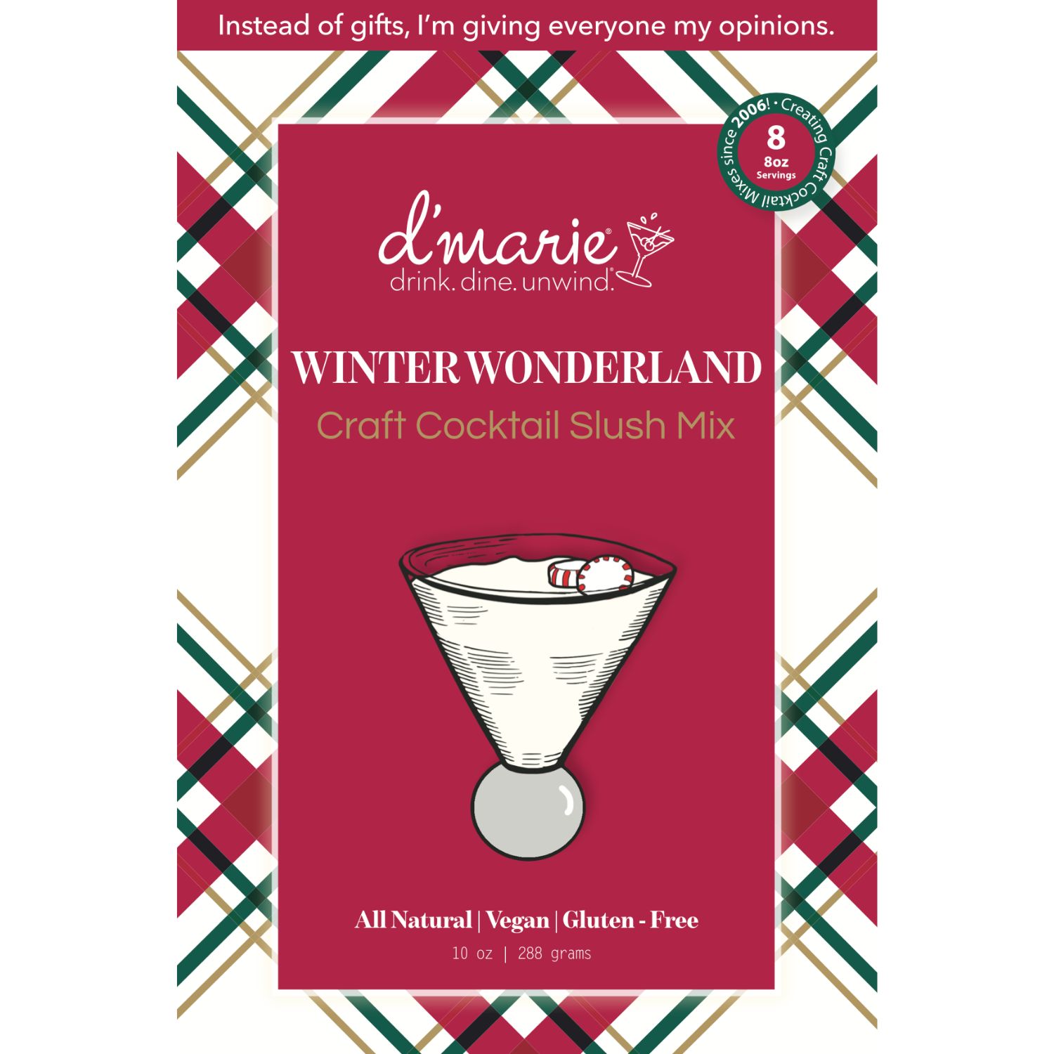 Winter Wonderland Craft Cocktail Slush Mix