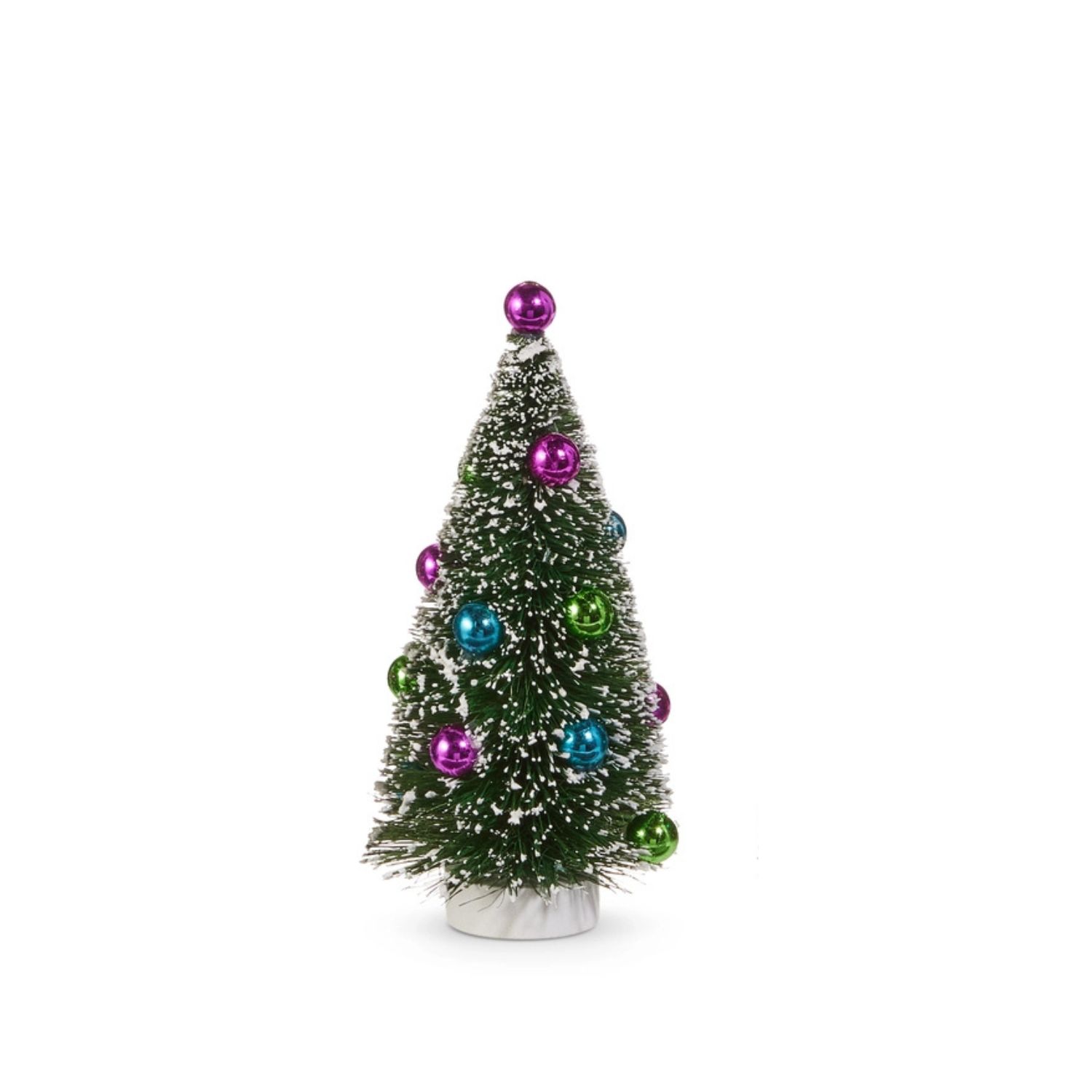 Bottle Brush Tree with Ornaments