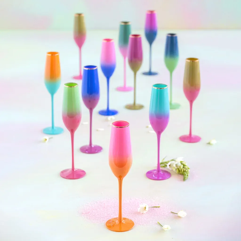 Glitterville Ombre Fluted Flute – 12 Colors