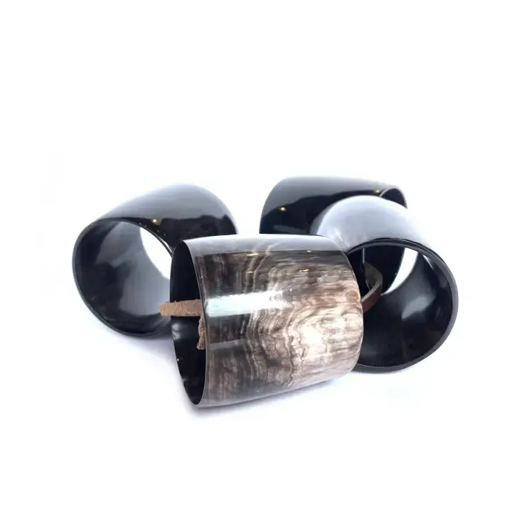 Cow Horn Napkin Rings