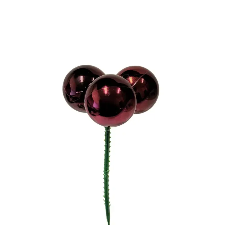 30mm Plastic Ornament Ball Cluster Pick