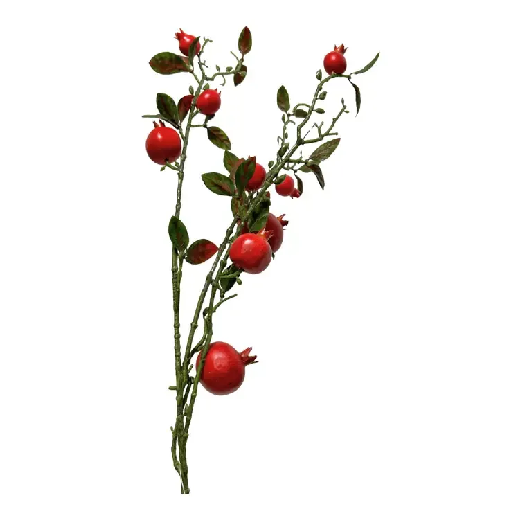 32"L Pomegranate Spray Branch