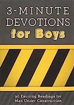 3-Minute Devotions for Boys: 90 Exciting Readings for Men Under Construction