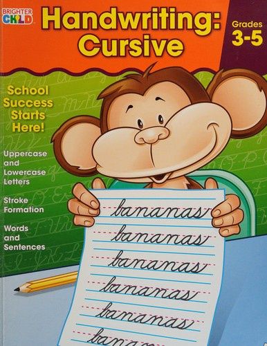 Handwriting: Cursive Workbook