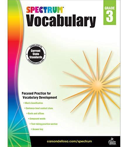 Spectrum Vocabulary, Grade 3: Volume 86